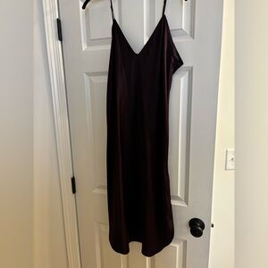 Banana Republic Deep Purple Backless Dress